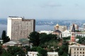 Панорама города, вид на Троицкий собор. и гостинницу "Словакия".