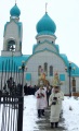 Крестный ход на Крещение Господне, село Пристанное, Саратовский район.