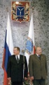 Губернатор Дмитрий Аяцков и Председатель областной думы Сергей Шувалов.