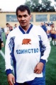 Министр МЧС Сергей Шойгу играет в футбол на саратовском стадионе "Темп".
