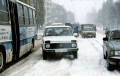 Первый снег, улица Танкистов.