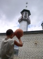 Энгельсская мечеть, областной детский просветительно-спортивный лагерь для юных мусульман. Свободное время, баскетбол.