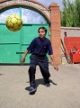 Энгельсская мечеть, областной детский просветительно-спортивный лагерь для юных мусульман. Свободное время, футбол.