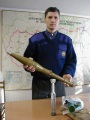Часть гранаты от ручного гранатомета РПГ-7, обнаруженная в пруду около села Сторожовка. Татищевский район, Саратовская область.