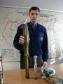 Часть гранаты от ручного гранатомета РПГ-7, обнаруженная в пруду около села Сторожовка. Татищевский район, Саратовская область.