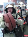Учения МЧС на стратегически важном объекте - Управлении Приволжской железной дороги. Пожарные.