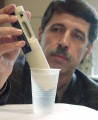 Александр Скрипаль, один из обладателей золотой медали (Москва - 2005)  за разработку прибора измерителя качества воды. 