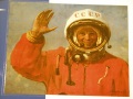 В народном музее Первого космонавта. Первый космонавт Юрий Гагарин.
