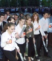 Акция "Выпускники юбилейного 2005 - выпускникам рокового 1941",  посвященная Дню памяти и скорби. Парк Победы.
