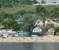 Берег реки Волга в районе Затона.