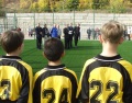 Открытие первого в городе мини-футбольного поля с искусственным покрытием. Спорткомплекс "Молодость".