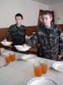 Саратовская кадетская школа N1. В столовой. 