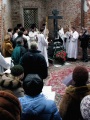 Панихида на могиле Архиепископа Пимена у Свято-Троицкого собора.