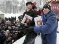 Масленица, Городской парк, розыгрыш призов от мясокомбината "Фамильные колбасы".