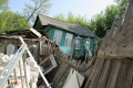 Последствия крупной аварии водовода диаметром 600 мм. 1-й Пугачевский поселок. 