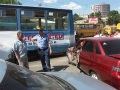 На Радищева в районе магазина "Дачник" сошел с рельсов трамвай.