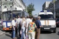 ДТП на перекресте улиц Московская-Радищева. Автобус допустил наезд на двух граждан, один из которых скончался на месте, второй- был госпитализирован. 
