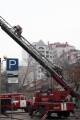 Пожар квартире дома на углу улиц Горького и Яблочкова. 