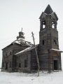 Заброшеный деревянный храм. Аткарский район.