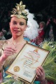 Победительница второго Всероссийского фестиваля-конкурса "Принцесса Российского цирка" Елена Панькина.