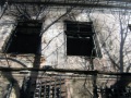 Последствия пожара. Магазин "Чай", улица Чернышевского, Саратов. Квартира над магазином.