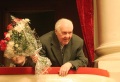 Поэт Николай Палькин на юбилейном вечере, посвященном 80-летию со дня рождения. Театр оперы и балета, Саратов. 
