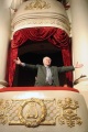 Поэт Николай Палькин на юбилейном вечере, посвященном 80-летию со дня рождения. Театр оперы и балета, Саратов. 