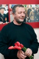Фотохудожник Аркадий Ланцевицкий на персональной выставке. Картинная галерее Вольского краеведческого музея.