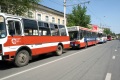 Погорельцы дома N38 перекрыли движение автотранспорта по улице Московской.