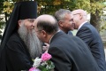 Епископ Саратовский и Вольский Лонгин на церемонии открытия здания Радищевского музея, Саратов.