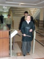 Глава Саратовского района Стефанида Тимохина в зале заседаний областного суда.