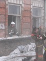 Тушение пожара, улица Большая Казачья.