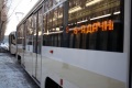 Новые трамвай в Кировском трамвайном депо Саратова.