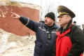Министр по Го и ЧС Саратовской обл. Александр Рабаданов за несколько минут до подрыва  здания бывшей мельницы напротив СГАП.