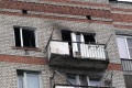 Просле пожара на 9-ом этаже многоэтажки, Большая Казачья, Саратов.