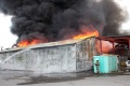 Пожар в универсальном магазине "Вольский тракт". 