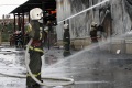 Тушение пожара в универсальном магазине "Вольский тракт". 