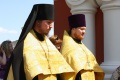 На церемонии освящения иконы святителя Николая.