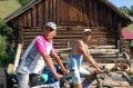 Велотуристы Сергей Красовский и Алексей Скрипкин во время велопутешествия Саратов - Башкирия.