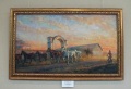 На выставке саратовских художников. М. Милавина "Устиновские конюшни".Часть картин будет предоставлена в качестве дара народу Южной Осетии. 