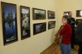 На выставке "Первый тайм" фотохудожника из Новых Бурас Александра Борисова. Доме искусств, Саратов.