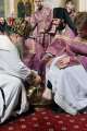 Епископ Саратовский и Вольский Лонгин совершил чин умовения ног. Покровский храм, Саратов.