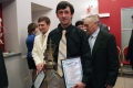На церемонии награждения лауреатов конкурса "Золотая опора". 