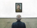 Выставка "Два лика времени. Искусство 1930-х-1950-х годов". П. Филонов "Портрет И. В. Сталина", 1936. 