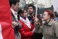 На встречи депутата Госдумы Валерия Рашкина с горожанами. Пикет "Молодой гвардии".  