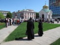 Праздничный молебен в день памяти святых равноапостольных Кирилла и Мефодия. Саратов, Театральная площадь.