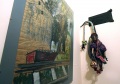 На выставке московских художников "Дом окнами на Восток". Дом-музей Павла Кузнецова, Саратов.