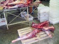 На одном из балаковских предприятий по производству мясных полуфабрикатов. 