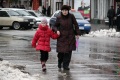 Первый снег. Улица Радищева, Саратов.
