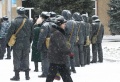 На митинге в поддержку арестованному главе района Лысенко. Площадь Ленина, Энгельс.